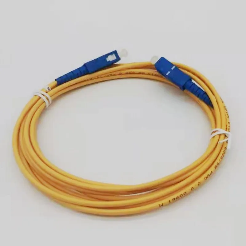 FTTH ONU Fiber optic cable SC/UPC/APC/LC/FC/ST patch cord single mode single core 3MM 1.5 1m meter OLT gpon onu