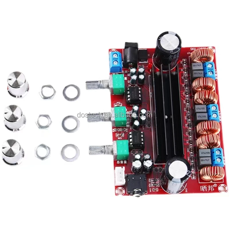TPA3116D2 2*50W+100W 2.1 Channel Digital Power Amplifier Board DC12V-24V TPA3116d2 Subwoofer Digital Power Amplifier