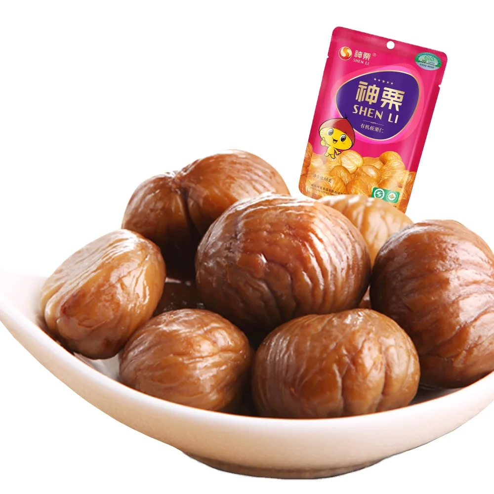 OEM ready to eat snacks 100g peeled chestnut