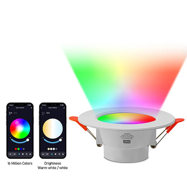 Doodle Smart Downlights Full Color Dimming Alexa Voice APP Control Manufacturers Directly Supplied Doodle Down Lights