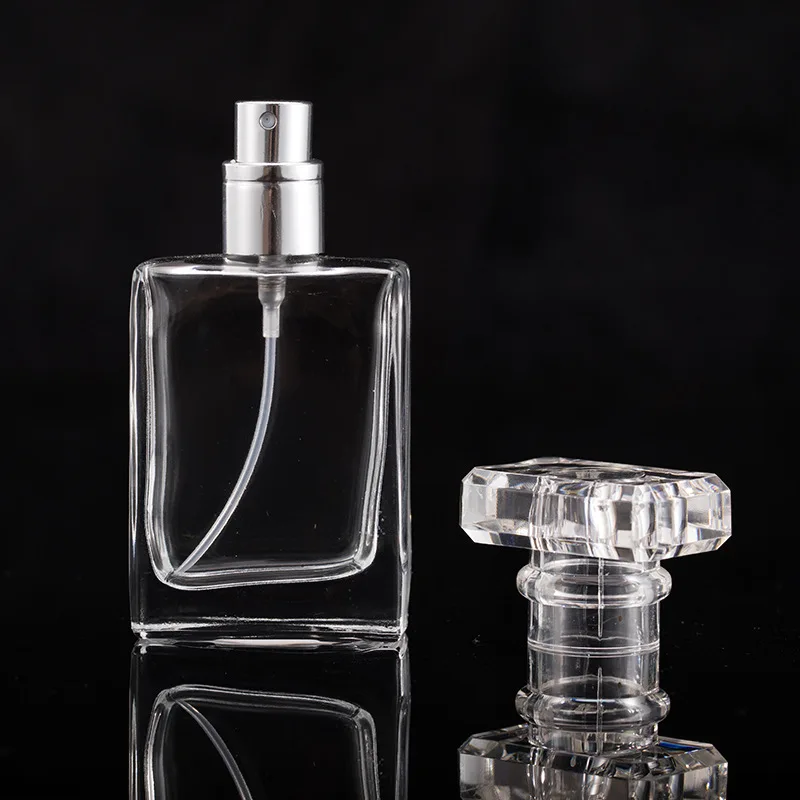 2021 hot sale 50ml  black empty wholesale perfume bottles