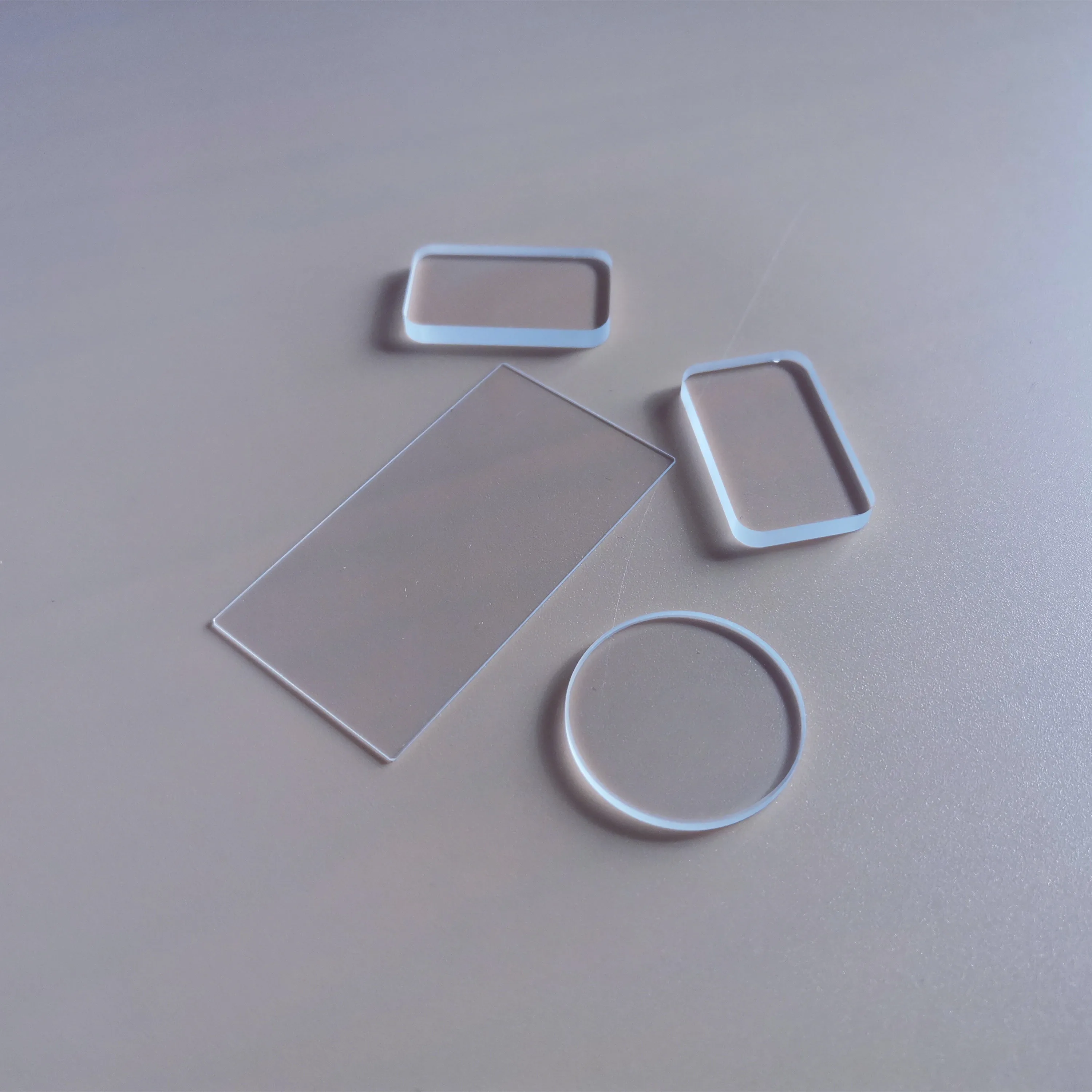 UV Transmission 90% Fused Silica Glass Optical Transparent Window