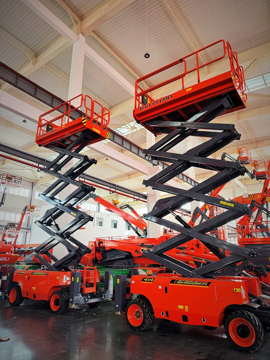 Китайский бренд 2025 ножничный подъемник 12 м 14 16 электрические мобильные подъемники