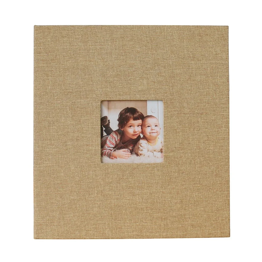 Photo Album self adhesive DIY Scrapbook 5x7 40 Pages 802 pictures linen cloth cover screw post bound album