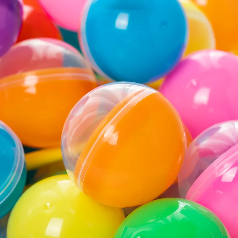 Wholesale 32mm 35mm 45mm 65mm 70mm 75mm 100mm 120mm Plastic Openable Capsule Ball Toy Capsules