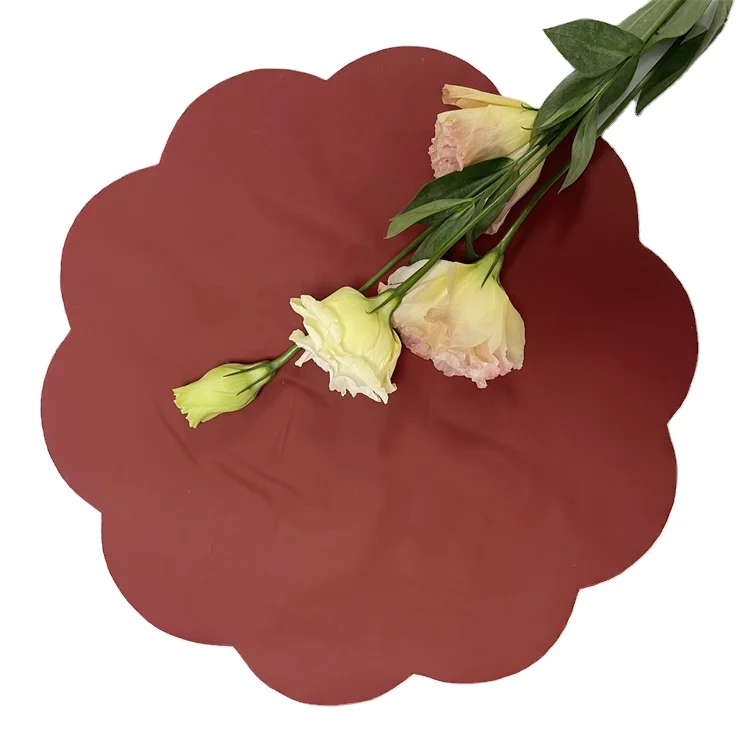 Wholesale High Quality Custom Flower Printed Wrapping Cellophane Sheets For Flower Wrapping Paper