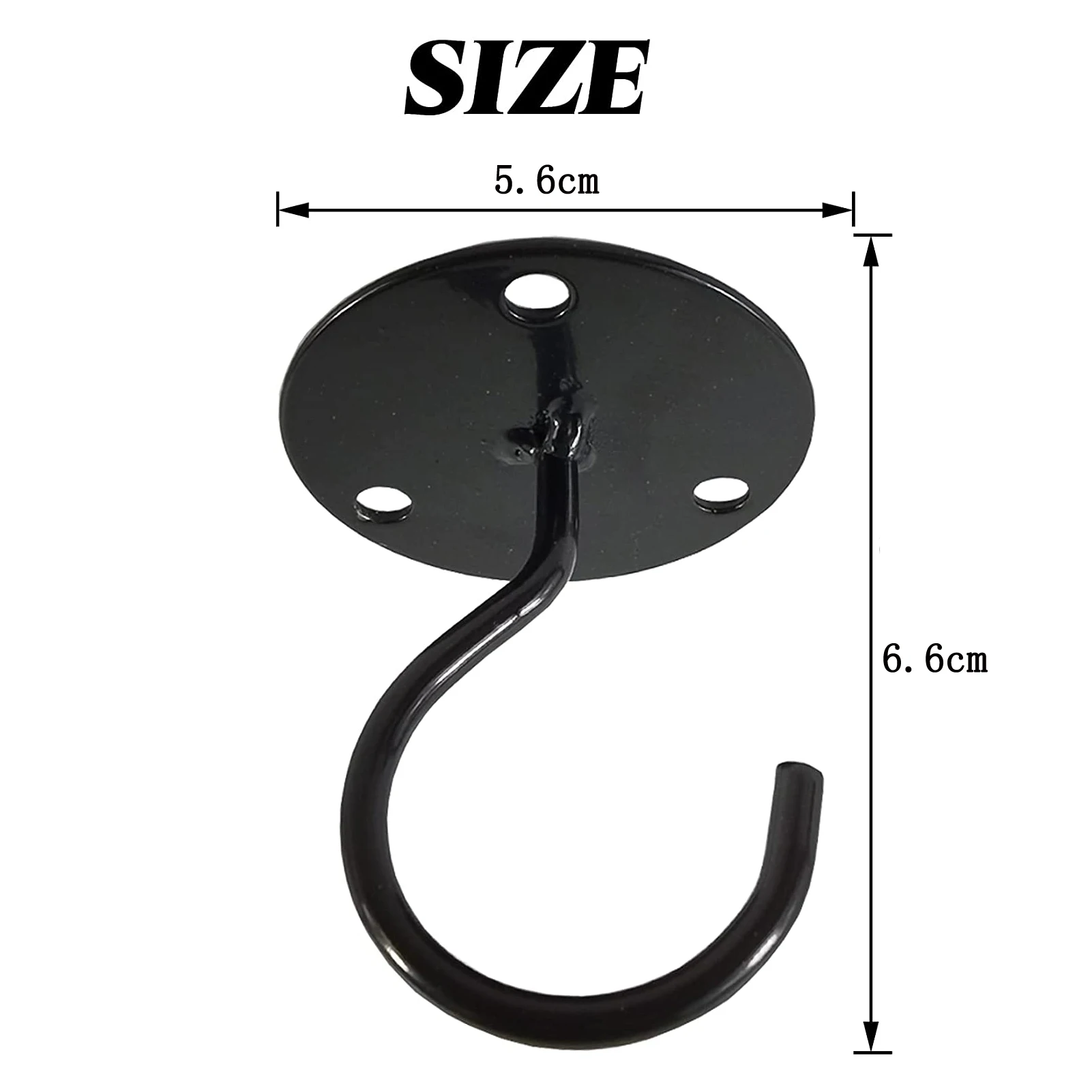 Metal Sturdy Wall Mount Ceiling Hooks Plant Ceiling Hanger Plant Bracket for Hanging Bird Feeders Wind Chimes Lanterns
