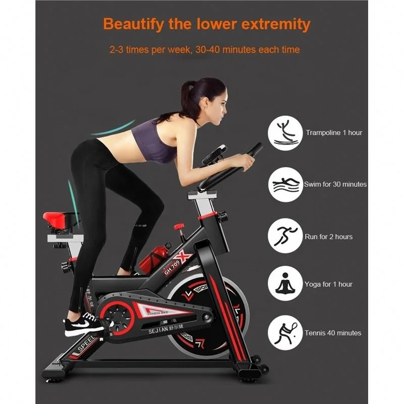 Home Gym Fitness Exercise Bike Stationary Indoor Cycling Spin Workout Bike