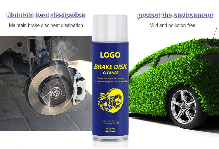 2024 New Formula  Non-Chlorinated Brake Cleaner Degreaser Efficient Spray Solution for Brake Disc and Grease Part Cleaning