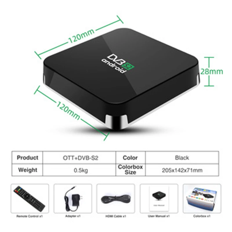 Junuo Заводская конкурентоспособная Iptv приставка Wifi обновление программного обеспечения Dvb