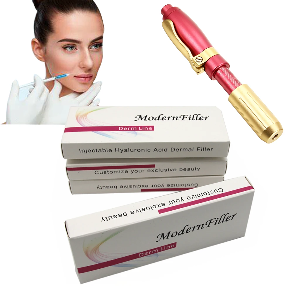 
2ml Cross linked ha derm filler pen use hyaluronic acid dermal filler injection 