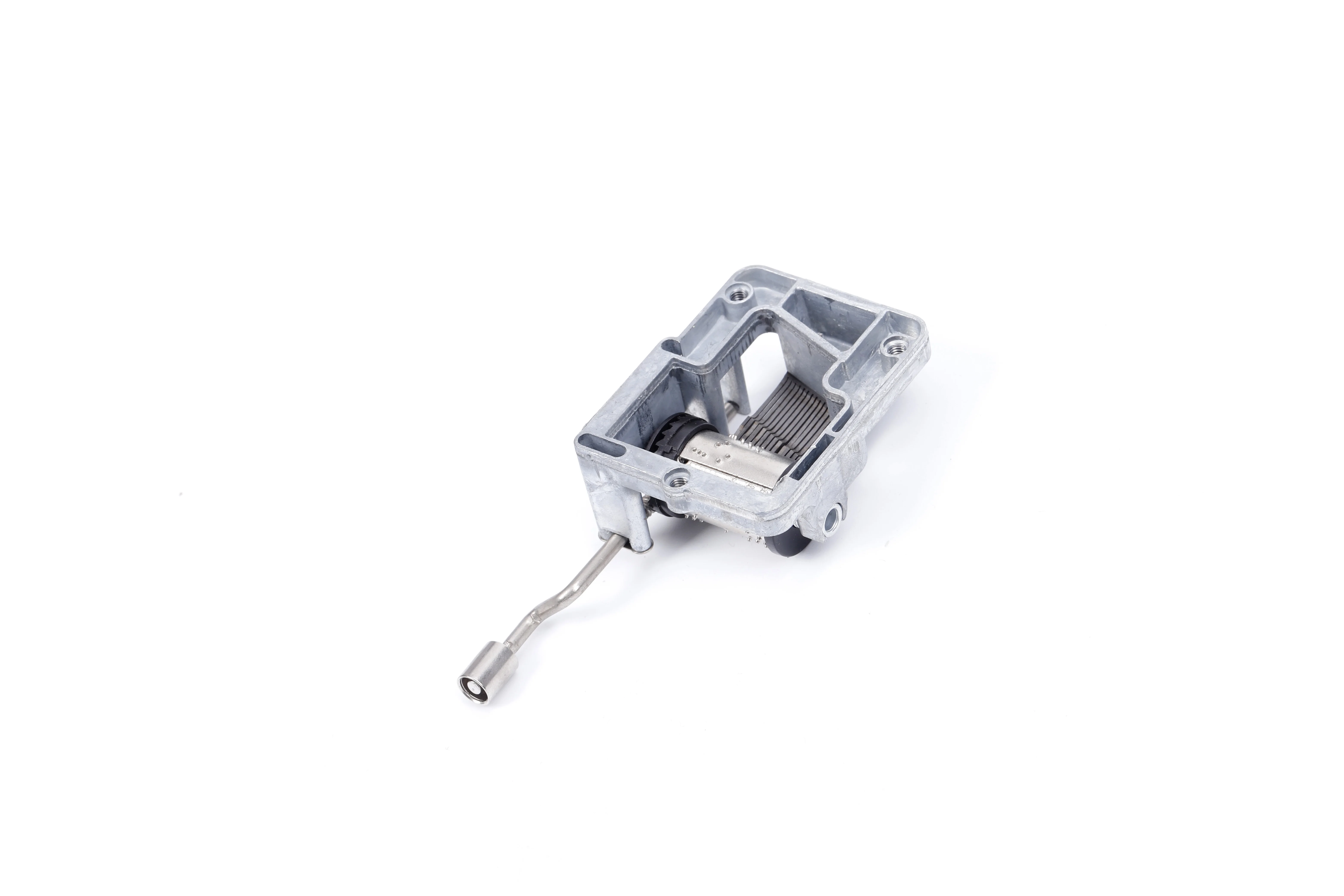 wholesale hand crank musical movement with Metal Handle for DIY music box 18 note hand crank music mechanism