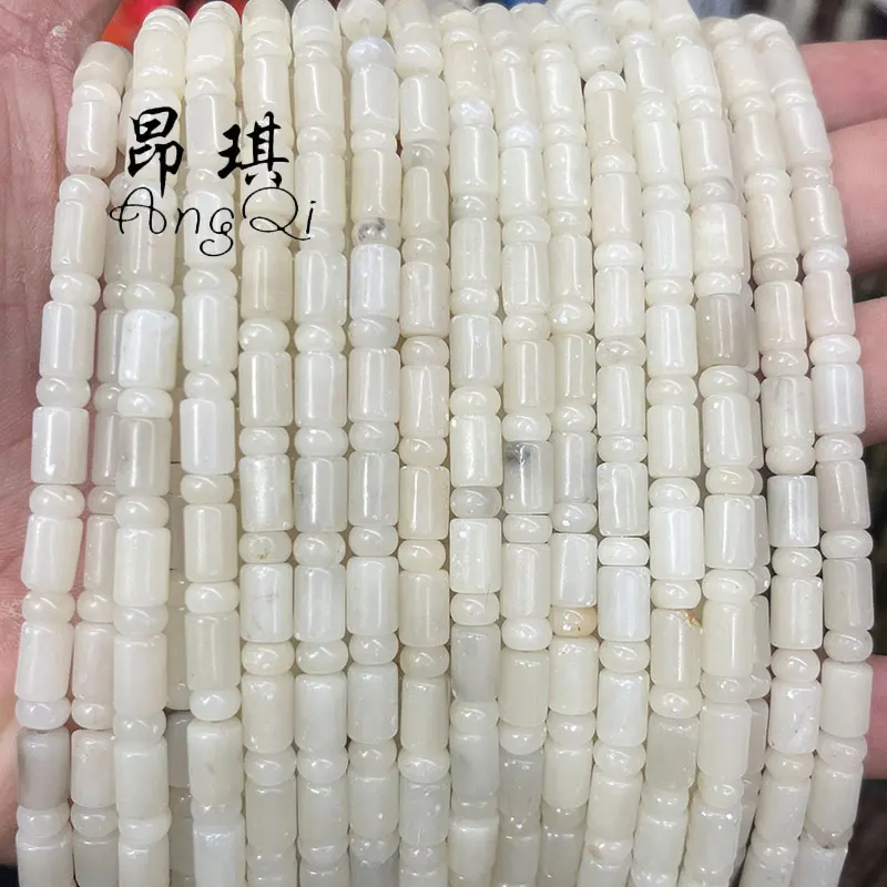 Wholesale Natural Stone Rondelle Beads Loose Cylinder Gemstone Beads For Jewelry Making