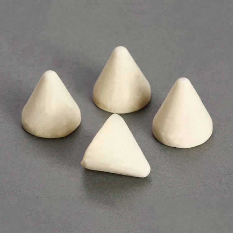 Cone polishing abrasive material cone plastic media drying polish media