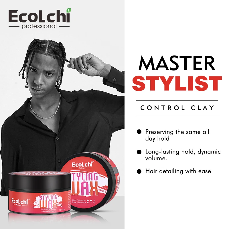 OEM ODM Hair Wax Styling Products Salon Home Use 24 Hours Long Lasting Strong Hold Hair Wax