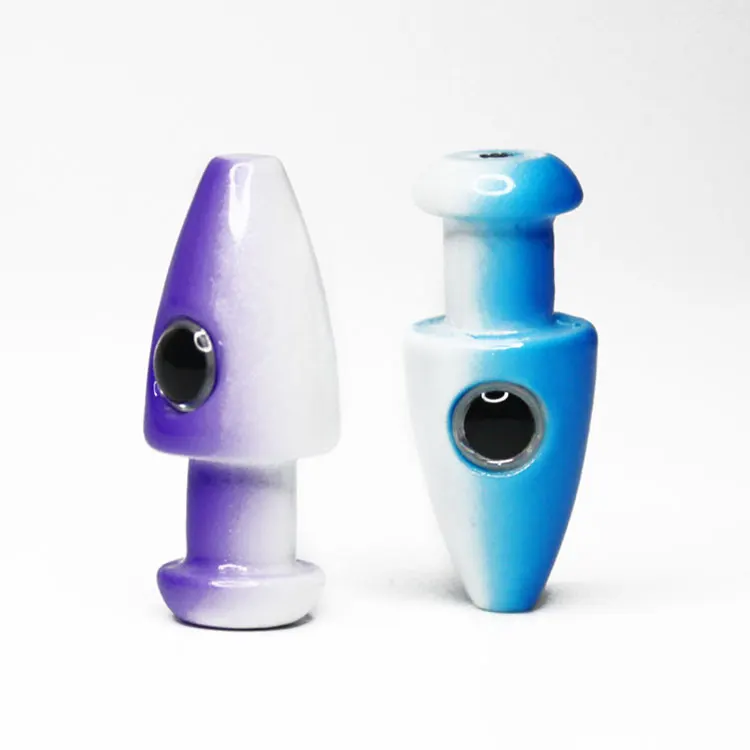 1/2, 1, oz Fishing trolling Sea Witch Heads with 3D Eyes