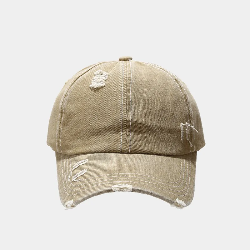 custom logo 6 panel  blank distressed washes dark light denim sports  dad hat baseball caps for men