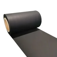 Black Graphene  PU Conductive  Carbon Film  Roll for Tens and ECG/EKG Resistance 30 ohms Thickness 80 micron