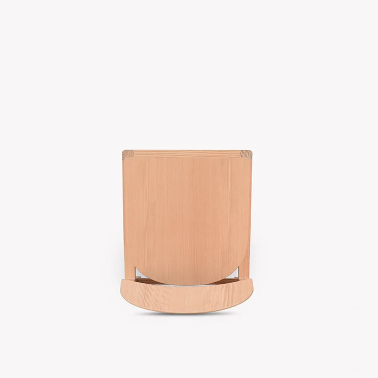 Solid wood multi-layer board dining chair designer style fashion simple classic chair household dining chair