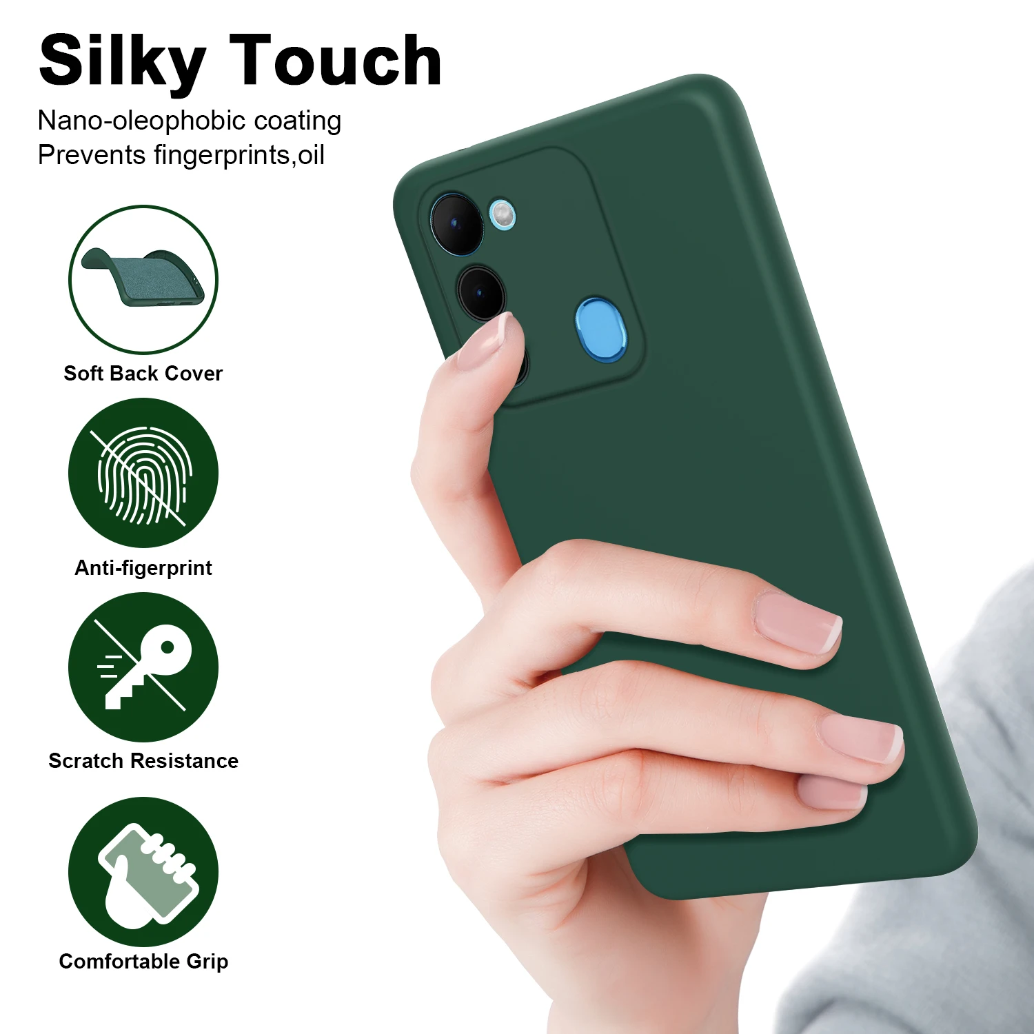 2.2mm thick TPU conque Phone cover back case For Tecno Spark 9 Pro 9T 8C Camon 19 Neo 18T, For Spark Go 2023 Phone case fundas