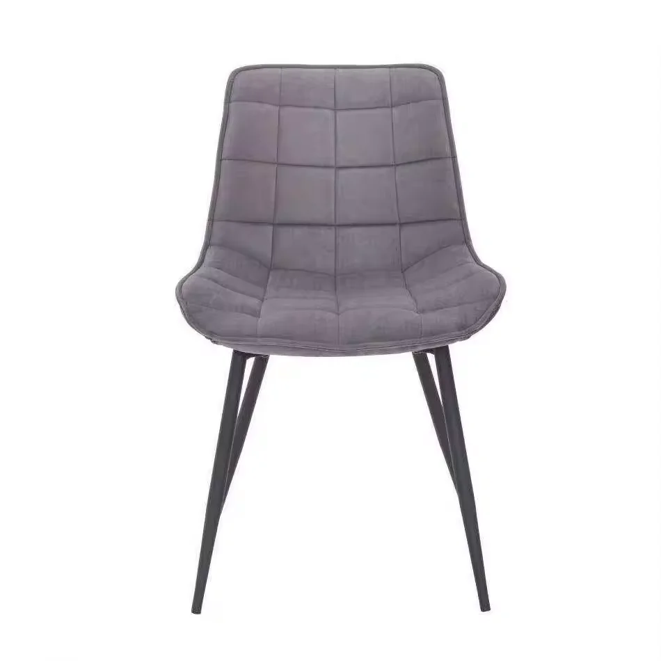 Cheap Price Upholstery Restaurant Chair Metal Legs Comfortable Fabric Velvet Dining Chair