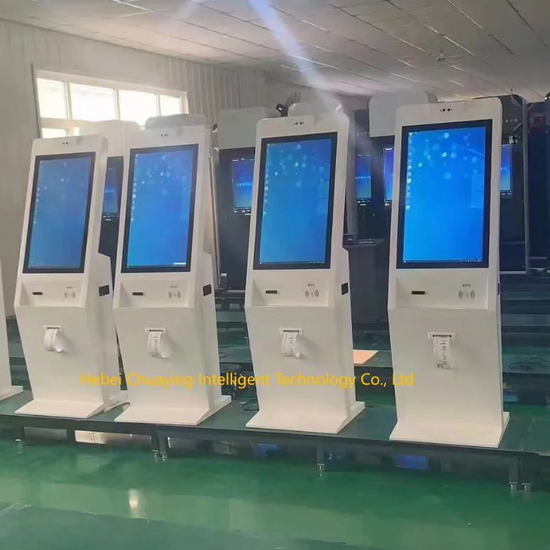 THLEE factory hot sale 21.5 inch self-service kiosk, report kiosk with scanner printer, supermarket payment kiosk