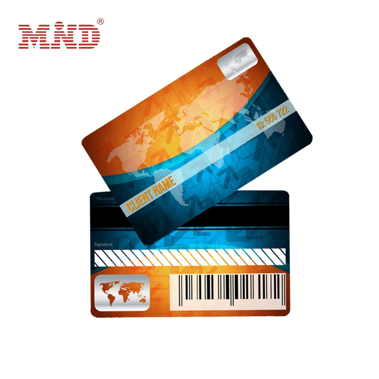 CR80 CMYK smart id card/pvc business card/transparent pvc material business card