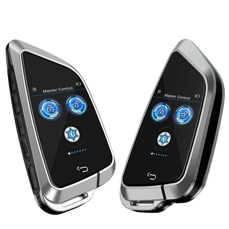 OEM Original Key Retrofit LCD Smart Car Key LED Touch Screen Red Blue Black Silver Grey Colorful Customization