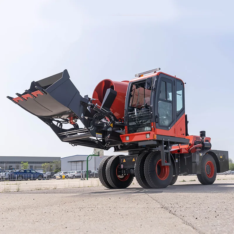 Free Shipping Small Self Loading Concrete Mixers Cement Mixer Prices Concrete Machine Factor Concrete Batching Mixer for Sale