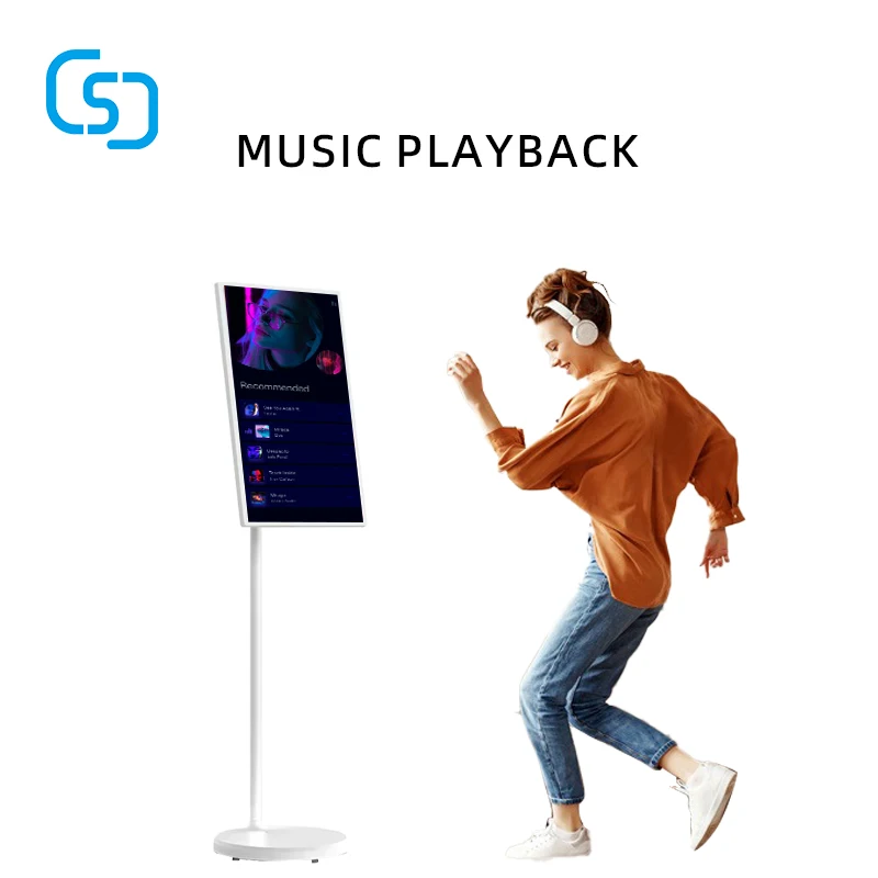 21.5/24/27Inch Long-Lasting Touch Wireless Projection Film And Television Fitness Sports Live Portable Mobile Smart Tv Screen