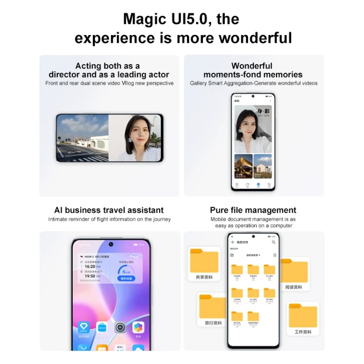 Huawei Honor X30i 5G Cell Phone 48MP Cameras Triple Back Cameras 6.7 inch Magic UI 5.0 Telephone 5G Honor Mobile Phone