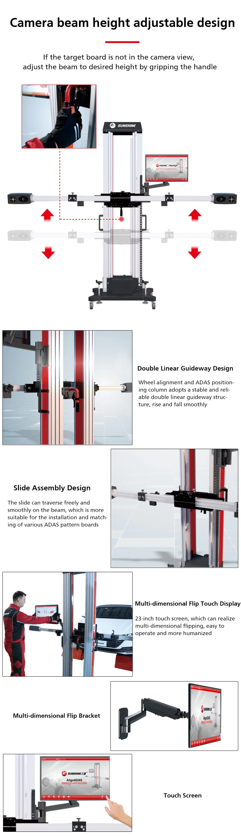 SUNSHINE ADAS calibration device  ,ADAS&Alignment two-in-one