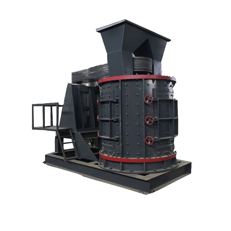 The most efficient mine crusher The vertical shaft hammer crusher that can produce medium and fine Saudi sand