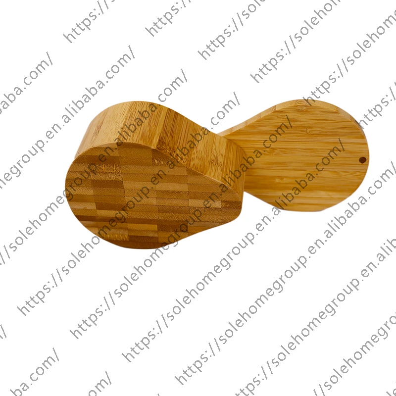 Bamboo Salt and Spice Storage Box With Magnetic Swivel Lid