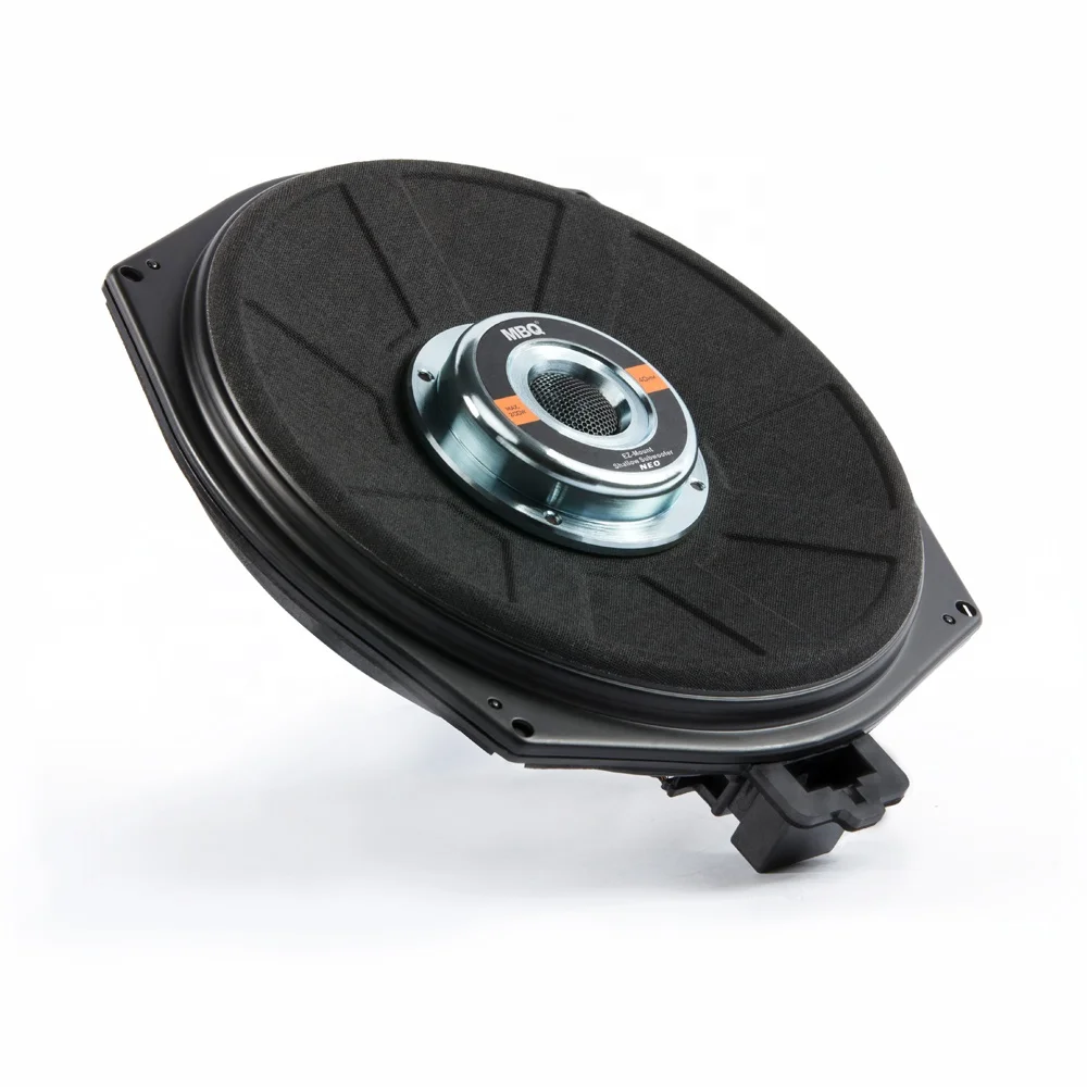 
MBQ Hifi sound quality 8 inch neodymium magnet under seat woofer speaker Plug and Play subwoofer car audio for BMW 
