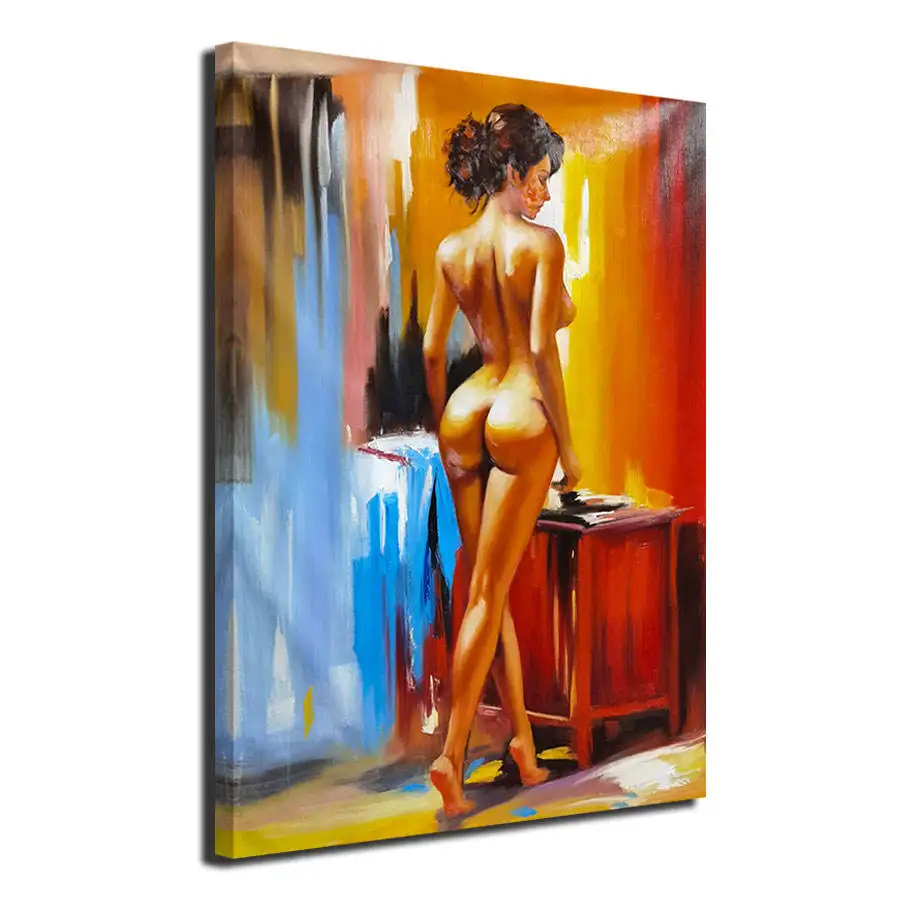 Custom black White Sexy Woman Nude Body Art Canvas Paintings Nordic Poster Wall Art Prints canvas Home Decor wall art luxury