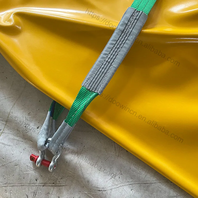 Best price Cylindrical and Elongated boat lift air bag underwater marine salvage air lift bag