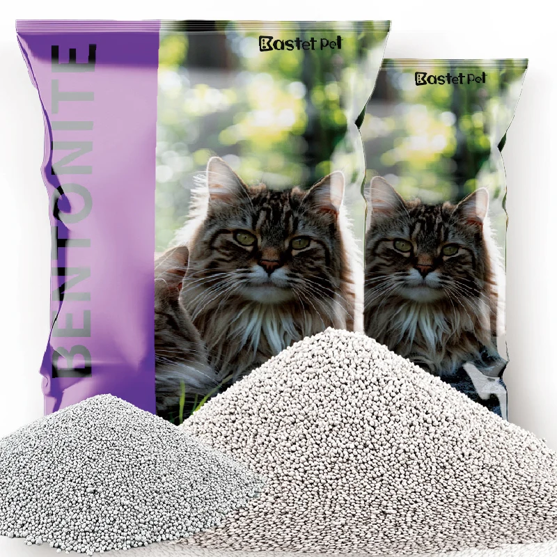 Лучшие новые 2024 товары для кошек Bastet pet без пыли легко моется кошачий наполнитель песок бентонит