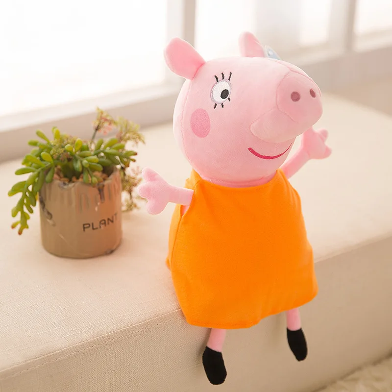 40cm Most Popular Famous Cartoon Plush Dolls Anime Stuffed Peppas Pink Pig Plush Toys for Kids