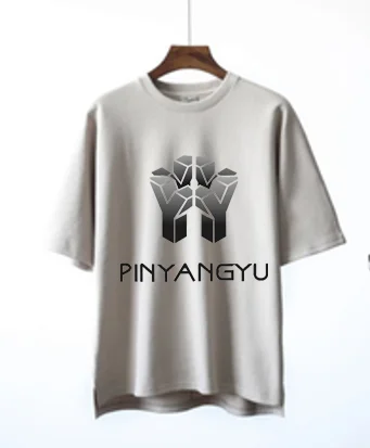 High quality Heavyweight 340G 100% cotton Oversized Drop Shoulder O-neckline short sleeve T-shirt custom t shirt