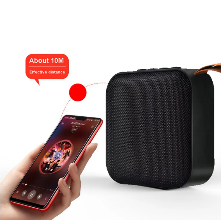 T5 Wireless Speaker Music Portable Speakers Sound System Column Surround Stereo Outdoor Speaker Support FM TF Card