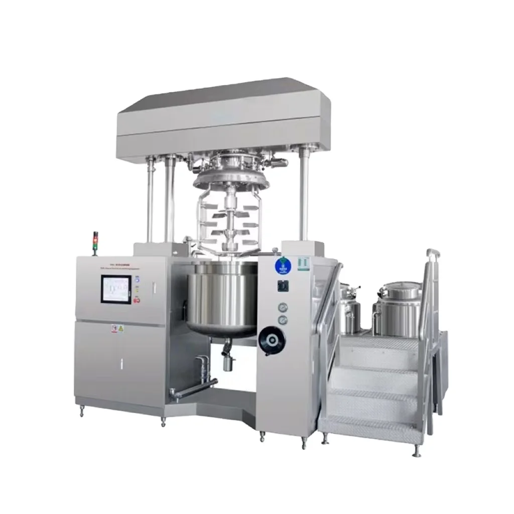 Cream Emulsion Vacuum Mixer Tank Vacuum Deforming Homogenizer Mixer Machine