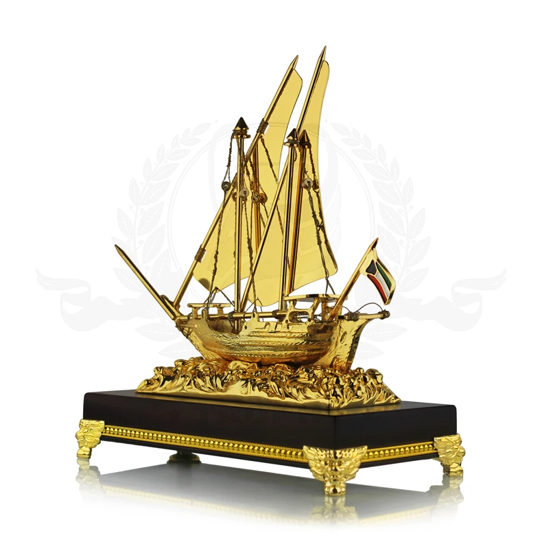 2020 Metal Home Decor Ornaments Custom Boat Model Office Decoration