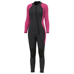 3mm Neoprene Customized Thickness Wet Suits Front Zip in Cold Water Dive Suit for Water Sports Wetsuit Women