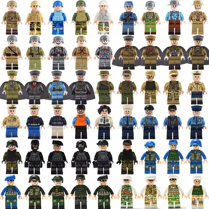 Random Mini Building Blocks Le Animation Diy Mini Cartoon Character Building Blocks