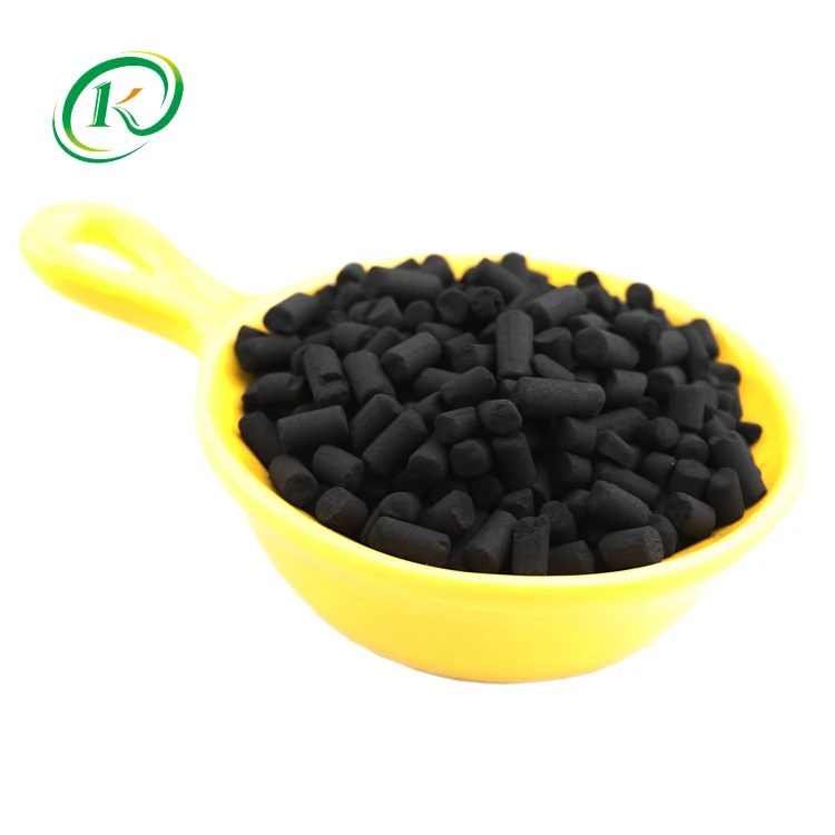 CTC 60% CTC 50% 4mm pellet activated carbon for water treatment filter or Kitchen smoker hood or Industrial waste gas treatment