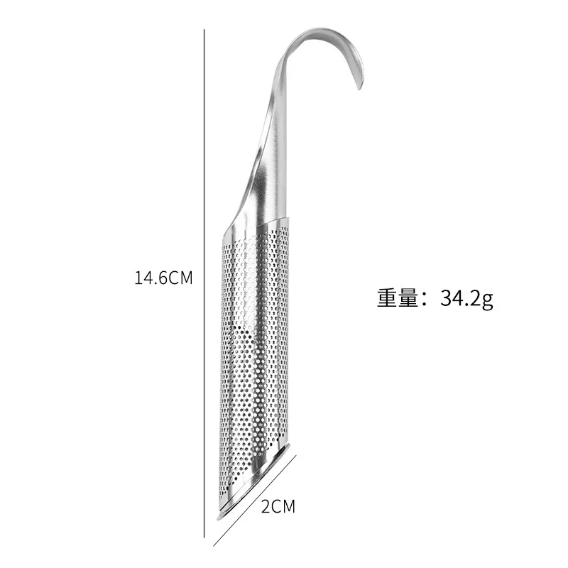 Чайная палочка из нержавеющей стали для заваривания цветов, рассыпчатый листовой фильтр для чайной трубки, цилиндрический сетчатый фильтр для чая