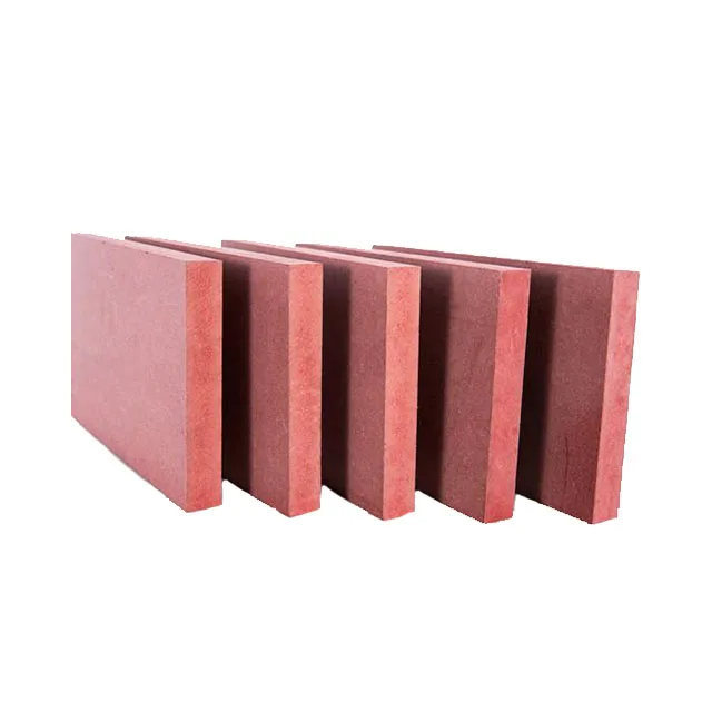 Red Color MDF 18mm 25mm Board Fire Rated Retardant Fireproof Mdf Board For Door Core