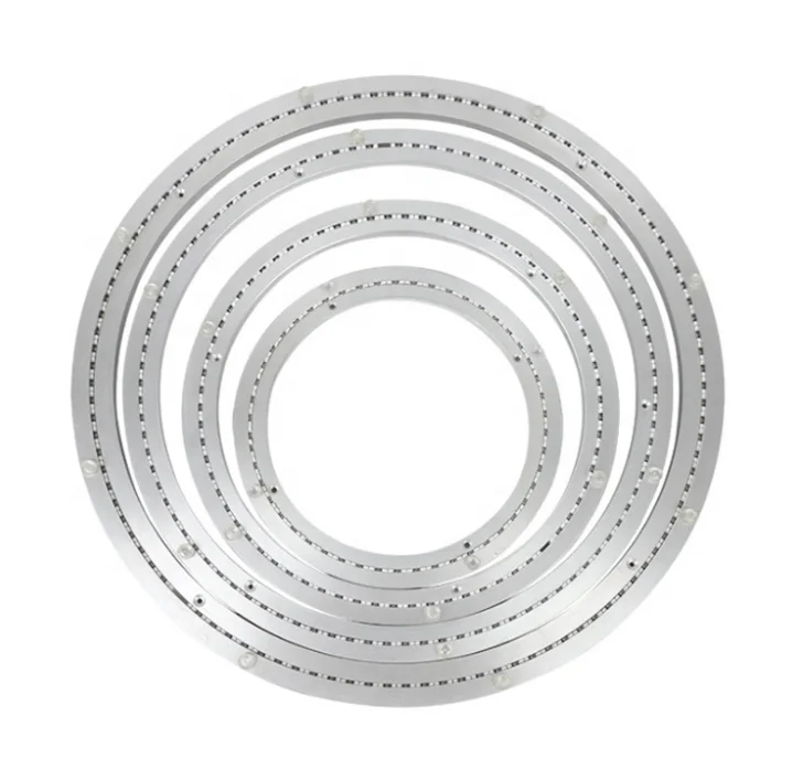 OD 304mm 12 inches Low-Noise Lazy Susan Aluminum Turntable Bearings Silent Revolving Ring Furniture Accessories