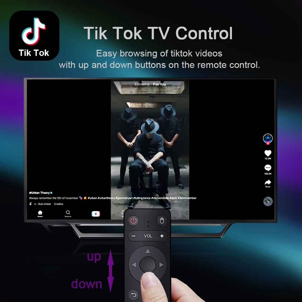  8K Ulttra Smart TV Box высокой четкости H96 Max RK3566 8GB/64GB 2 4G/5G Dual WIFI 1000M LAN Game Tik Tok Set